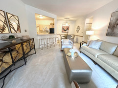 Family-friendly living room at Springbrook Cercle with durable finishes and an open layout for easy everyday living
