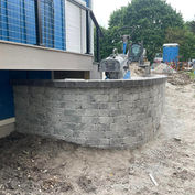 Backyard Retaining Wall