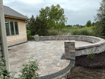 Classic Paver Garden Wall in Brookfield