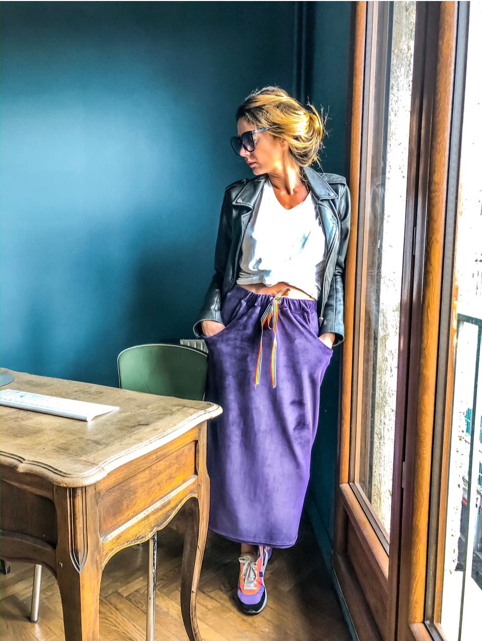 Thumbnail: Velvet skirt