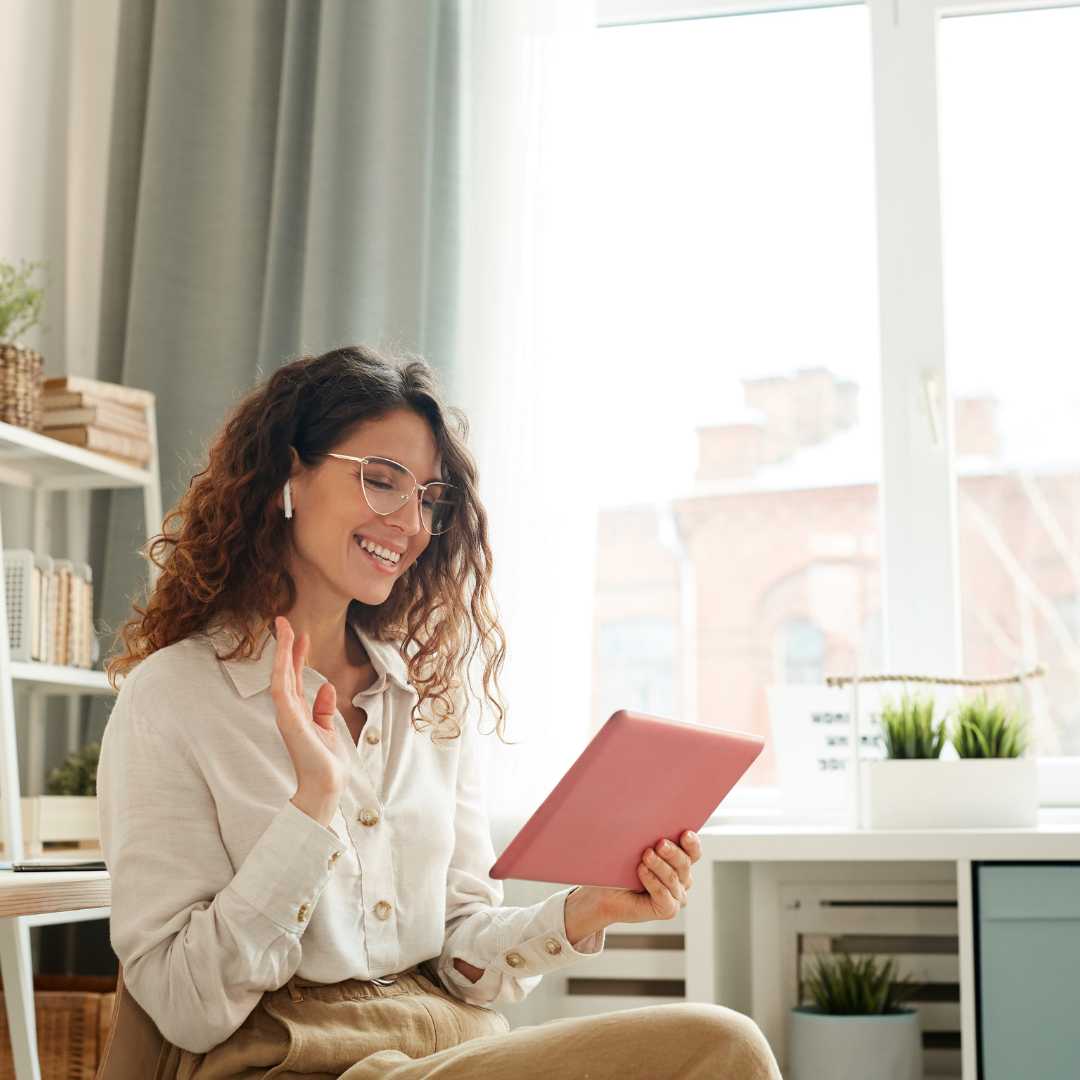 Girl on Ipad