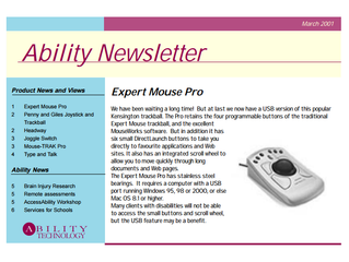 Newsletter: March 2001
