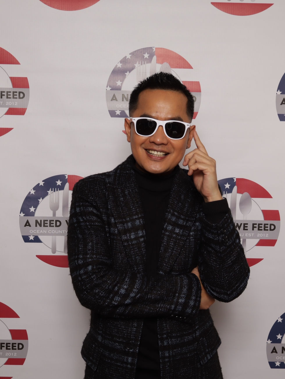 Event with Step & Repeat Brand Backdrop