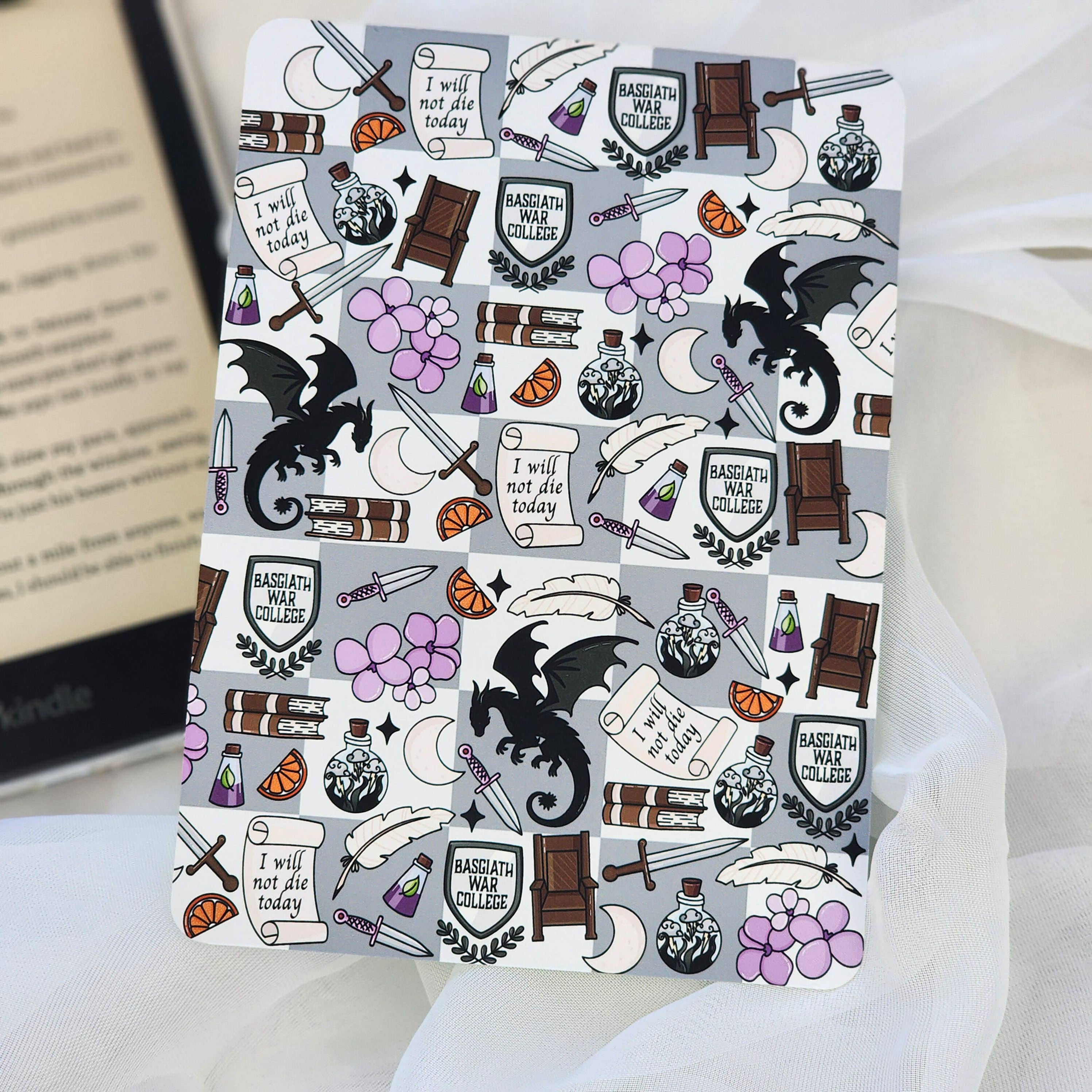 Kindle Insert - Checkered Fantasy