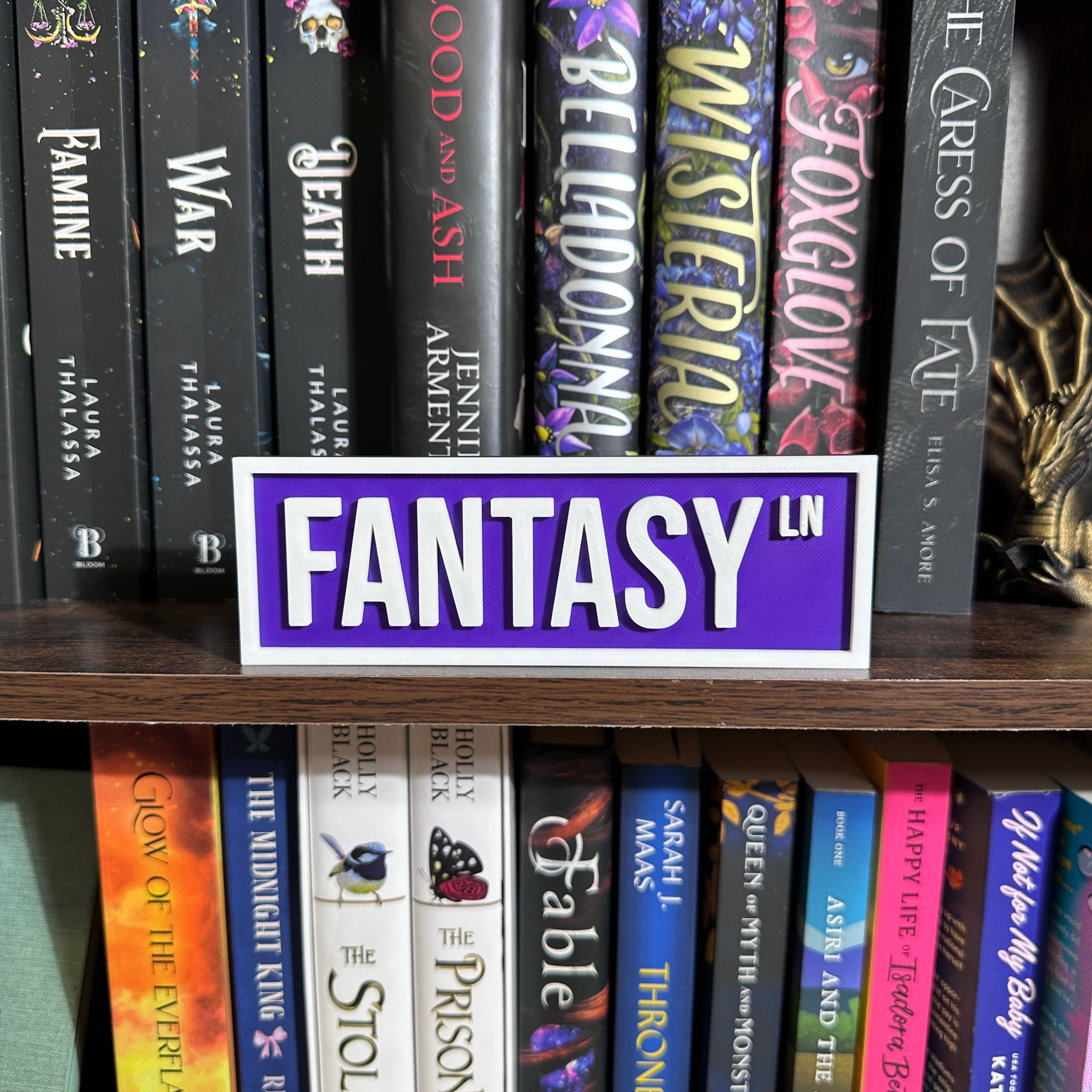 Fantasy Street Sign | Bookshelf Decor