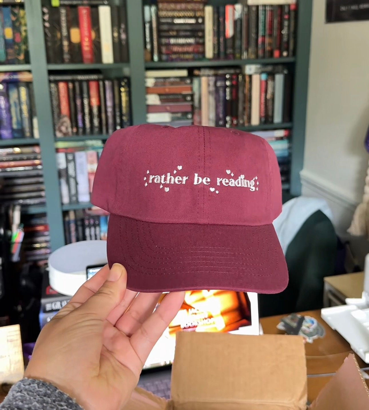 Bookish Ball Cap | Rather Be Reading