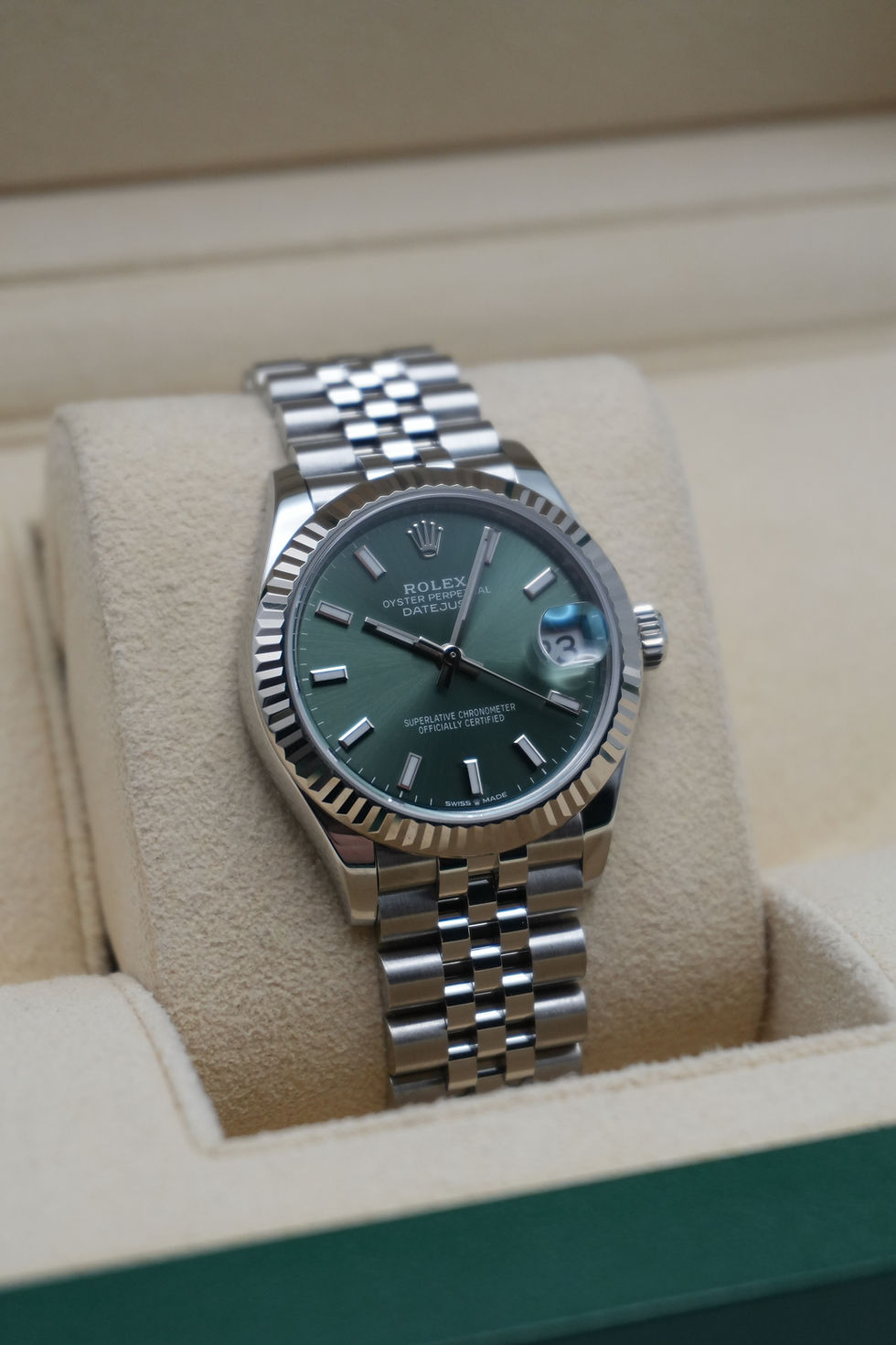 Thumbnail: Ladies ROLEX Datejust 31mm ‘Mint Green’ - 278274