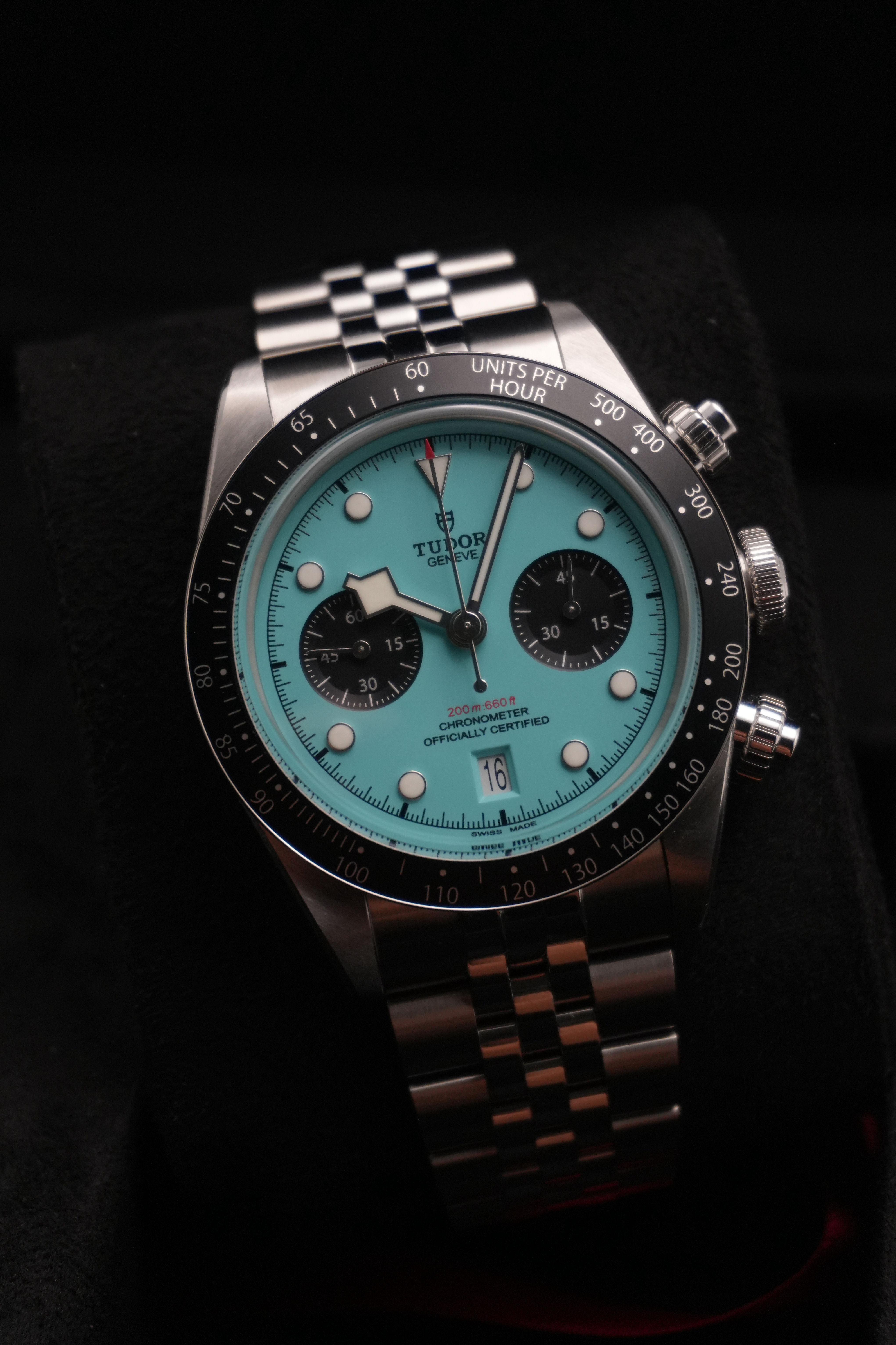 TUDOR Black Bay Chrono 41mm ‘Flamingo Blue’ - 79360N