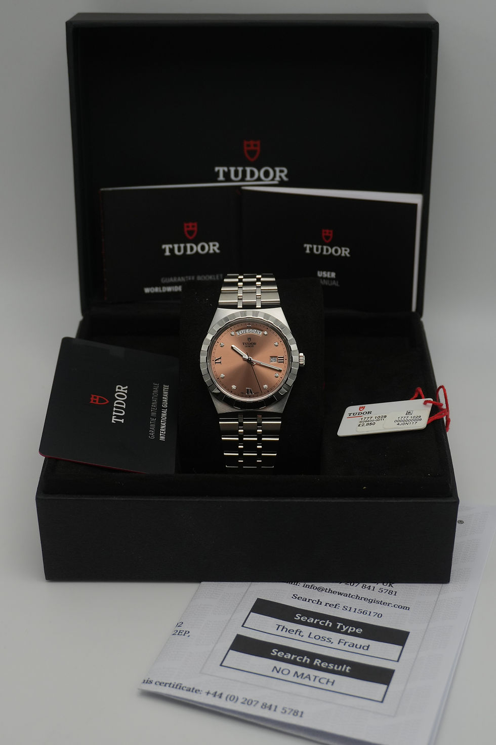 Thumbnail: TUDOR Royal Day-Date 41mm Diamond ‘Salmon  Dial’ - 28600