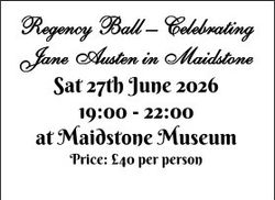 Regency Ball Maidstone Museum