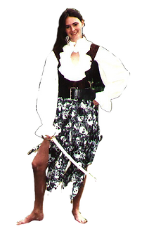 Pirate Girl (Skull Design) ac0694 PNG.png