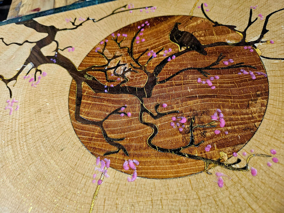 Thumbnail: Peacock in the Blossom Tree