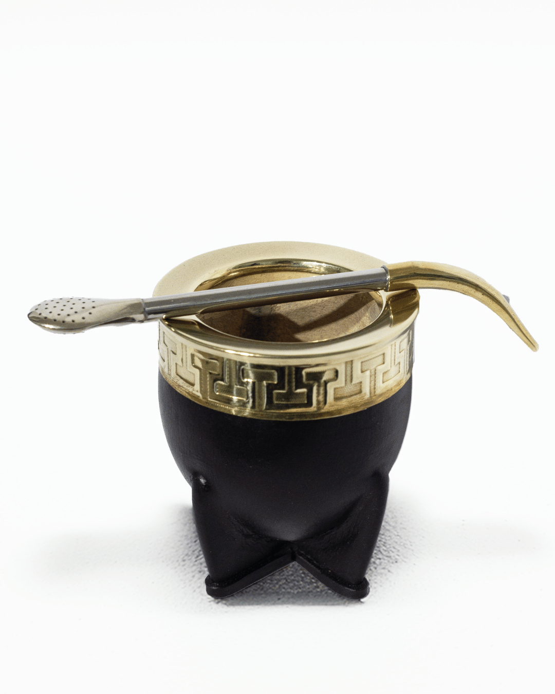 Mate Imperial Bronce Fleje Laberinto Calabaza