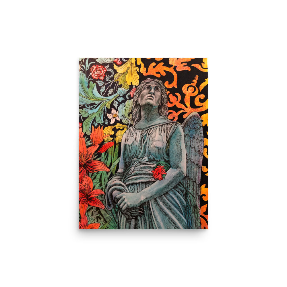 "Orange Lilies" 12x16 print