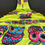 Thumbnail: Funky Unique Satin Printed Saree With Contrast Color Blouse Piece