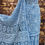 Thumbnail: Blue Color Hand Embroidered Lucknowi Chikankari Chiffon Georgette Saree