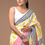 Thumbnail: Cotton Mul Original Handblock Print Saree With Blouse Piece
