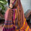 Thumbnail: Dual Shade Narayanpeth Mercerized Cotton Handloom Saree With Blouse Piece
