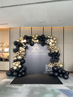 BackdropKL_Balloon Decor in KL_Balloon Garland Backdrop