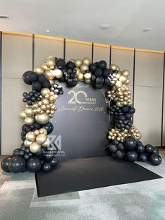BackdropKL_Balloon Decor in KL_Balloon Garland Backdrop