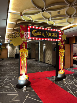 Backdrop KL_Event entrance arch_entry arch structure_oscar theme event arch