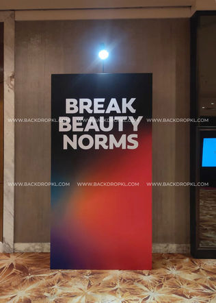 4x8ft tarpaulin event backdrop