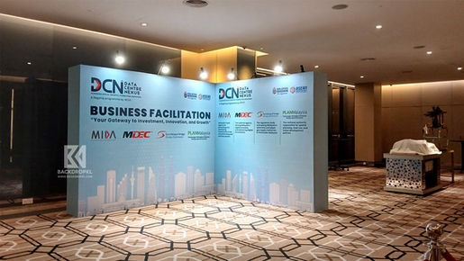 Backdrop KL_L-Shaped event backdrop kl