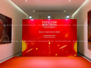 12x10ft tarpaulin event backdrop