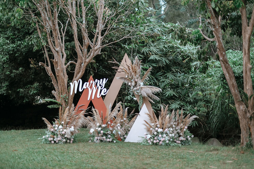 1001Vows_Marriage Proposal Decor Service KL_Tiarasa Escapes Glamping Resort Janda Baik Proposal Decor