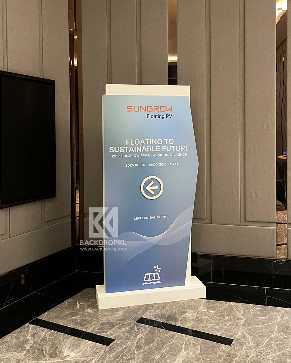 custom event signage board