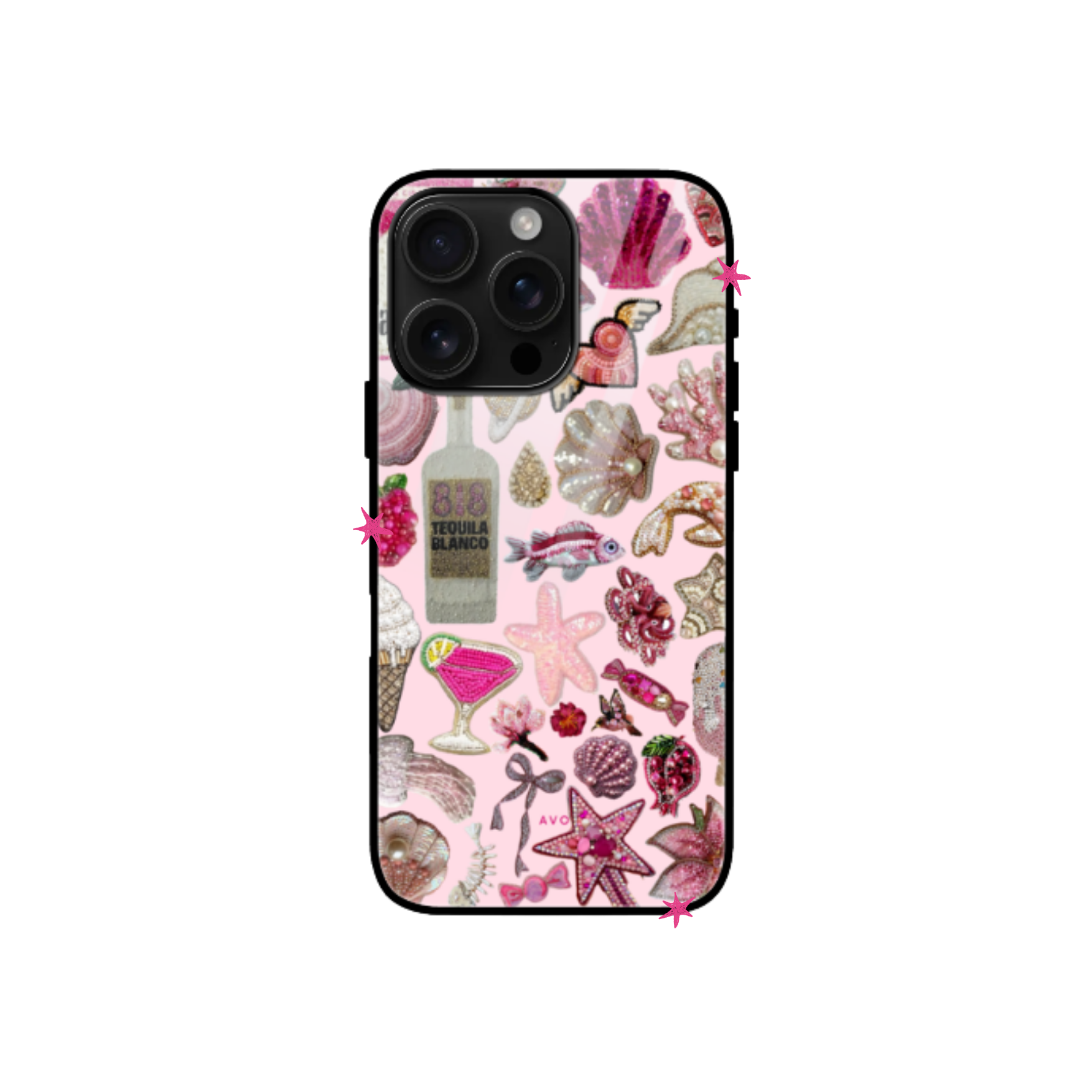Bejewelled Glass Case