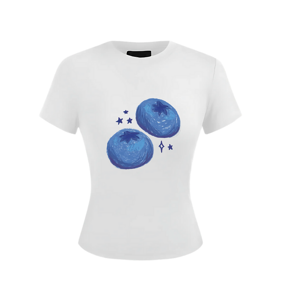 Blueberry Baby Tee