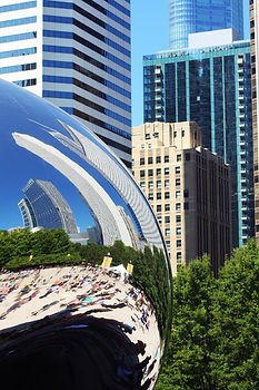 Picture of Chicago IL office, on Michigan Ave across from "the Bean". Image by Liz Lawerence