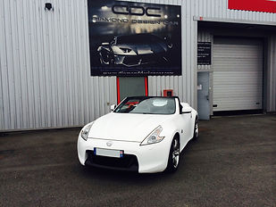 total covering Nissan 370Z Satin Blanc