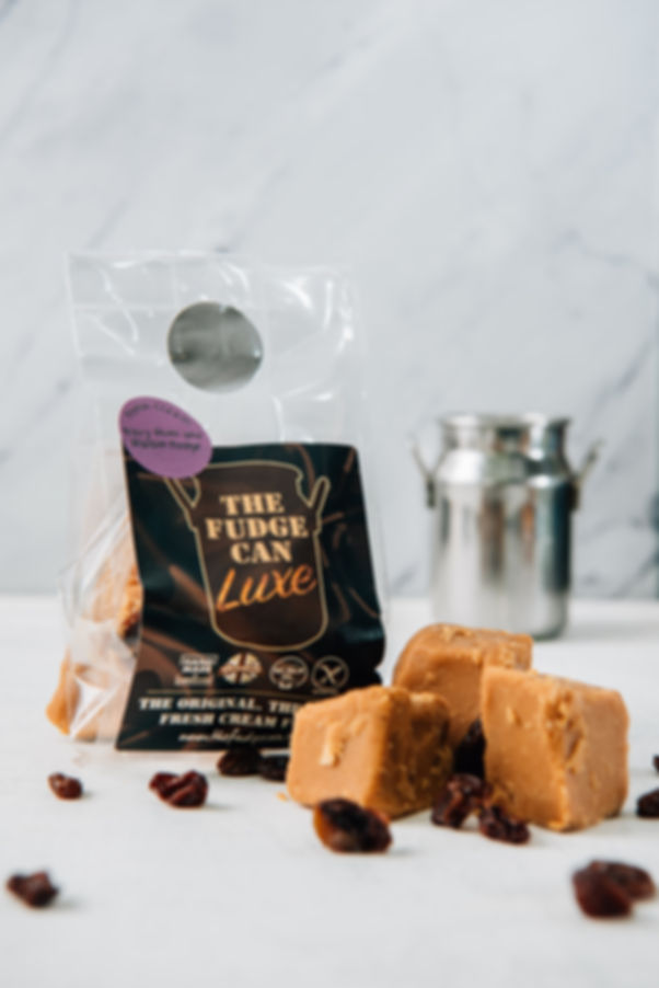 Fresh Cream Navy Rum and Raisin Fudge