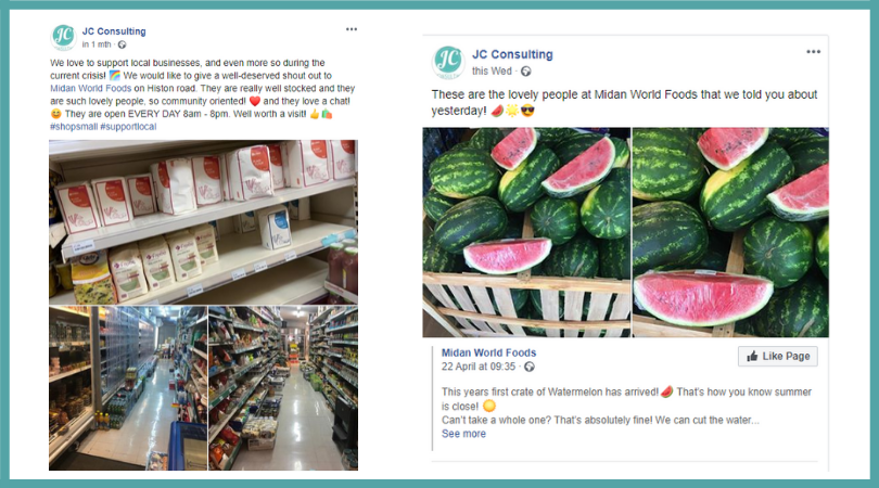 Support other businesses