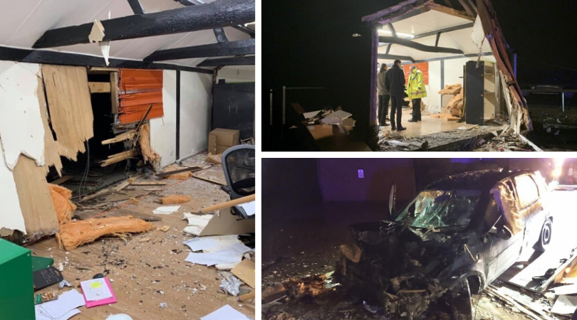 Tythe Farm Office Crash in February 2020