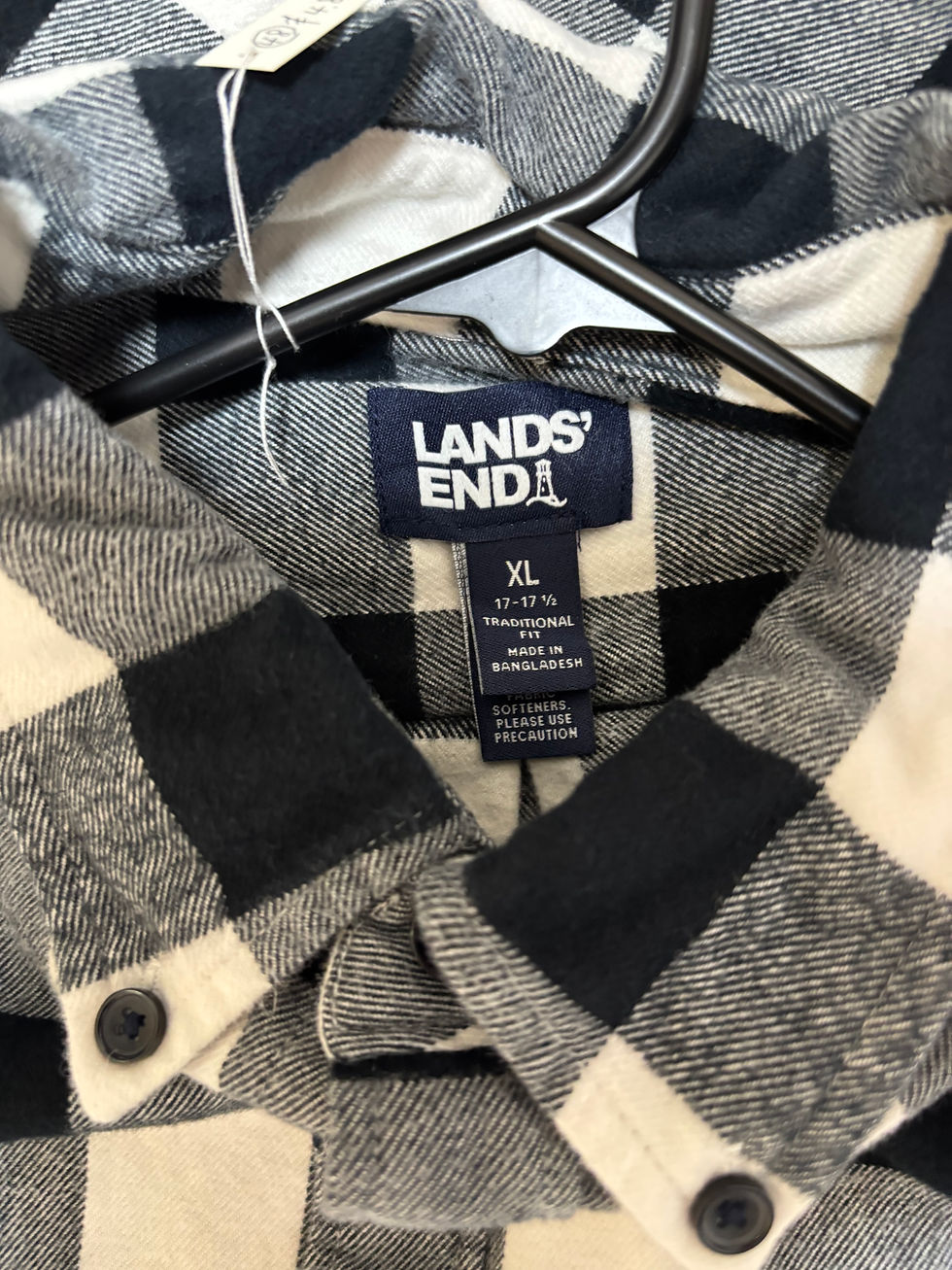 サムネイル： LANDS' END　ランズエンド　フランネルシャツ
