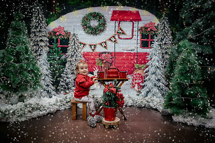 Sesión fotográfica de navidad en Pontevedra de uno punto cuatro fotografía