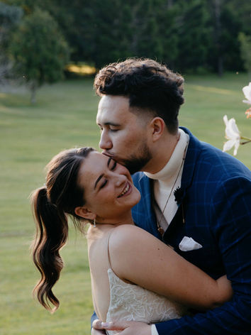 Photography of a bride and groom on their wedding day