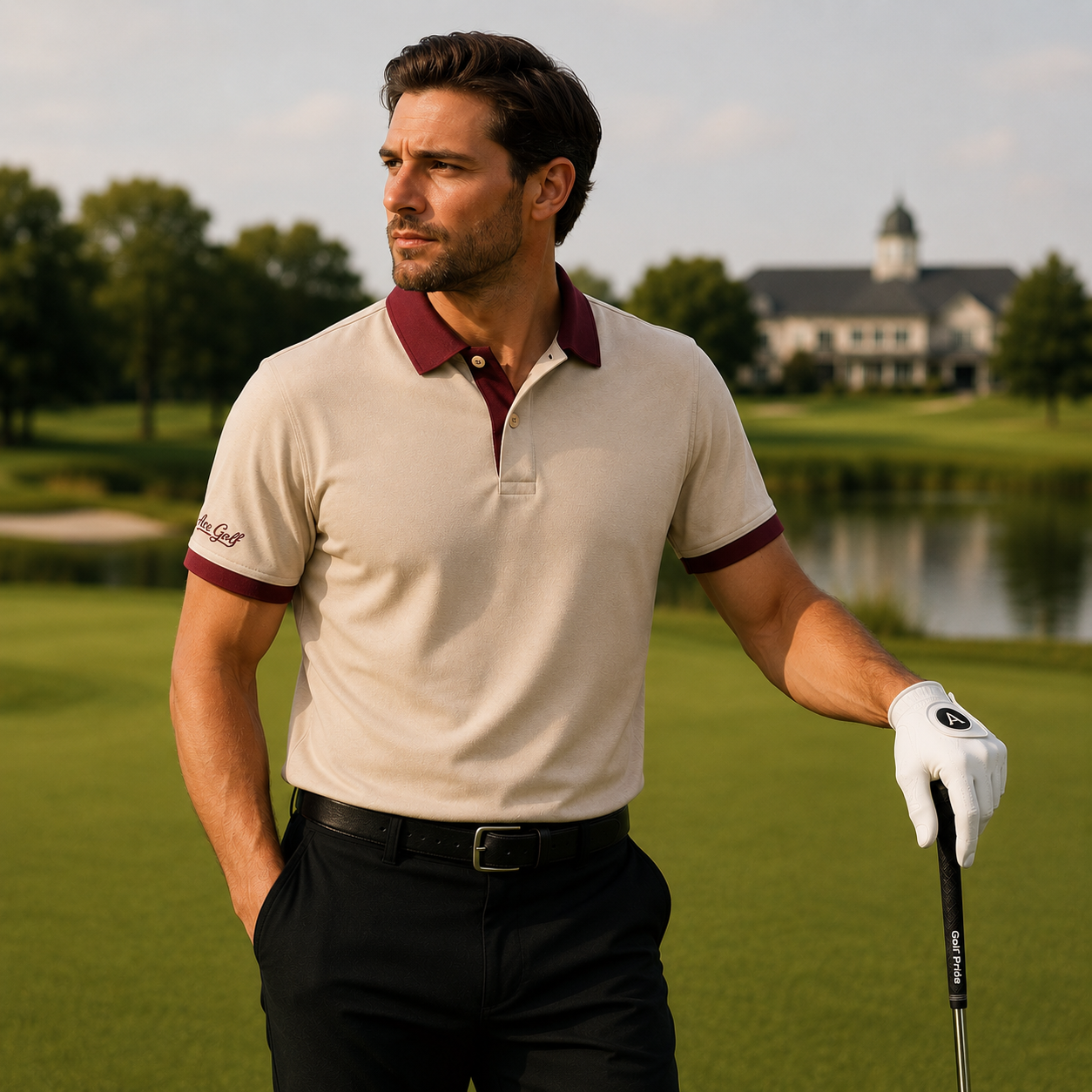 Polo Ace Golf Sand Elegance Man