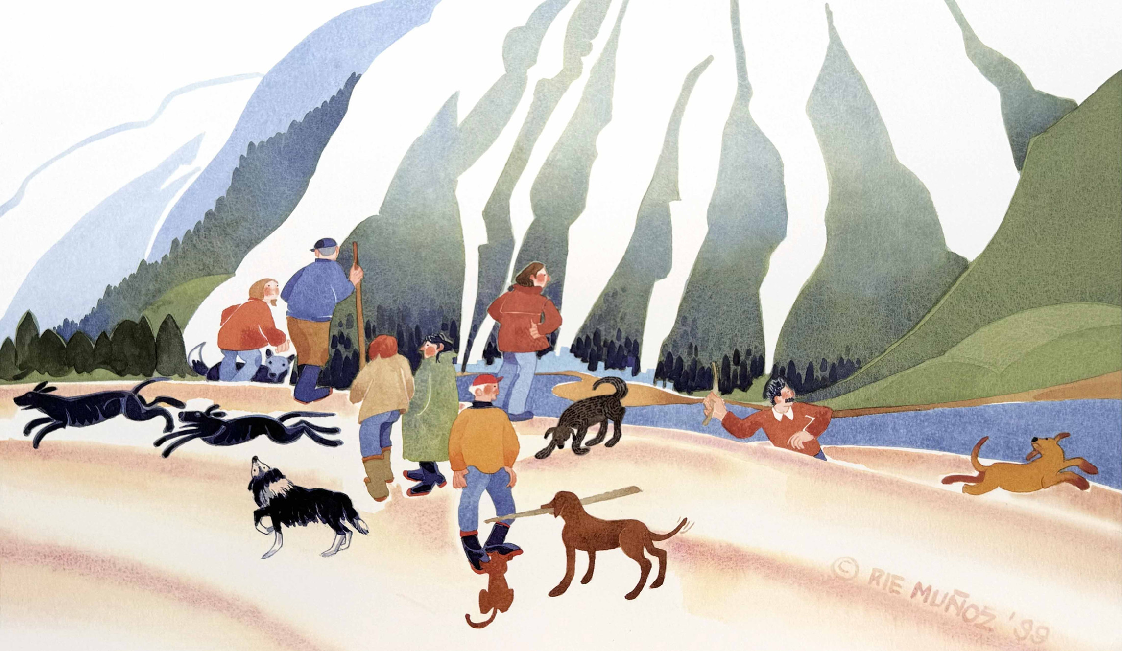 Rie Muñoz Biography | Alaskan Artist | Rie Muñoz Gallery
