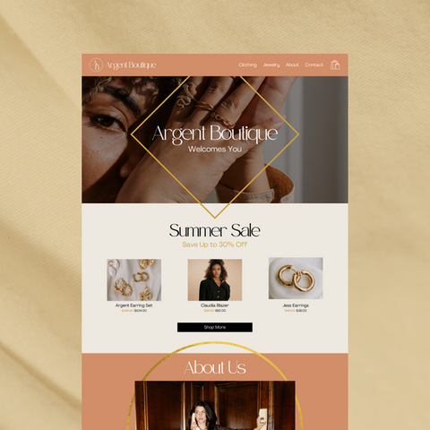 Fresh Editorial brand kit website application homepage example by Z Squared Studio.