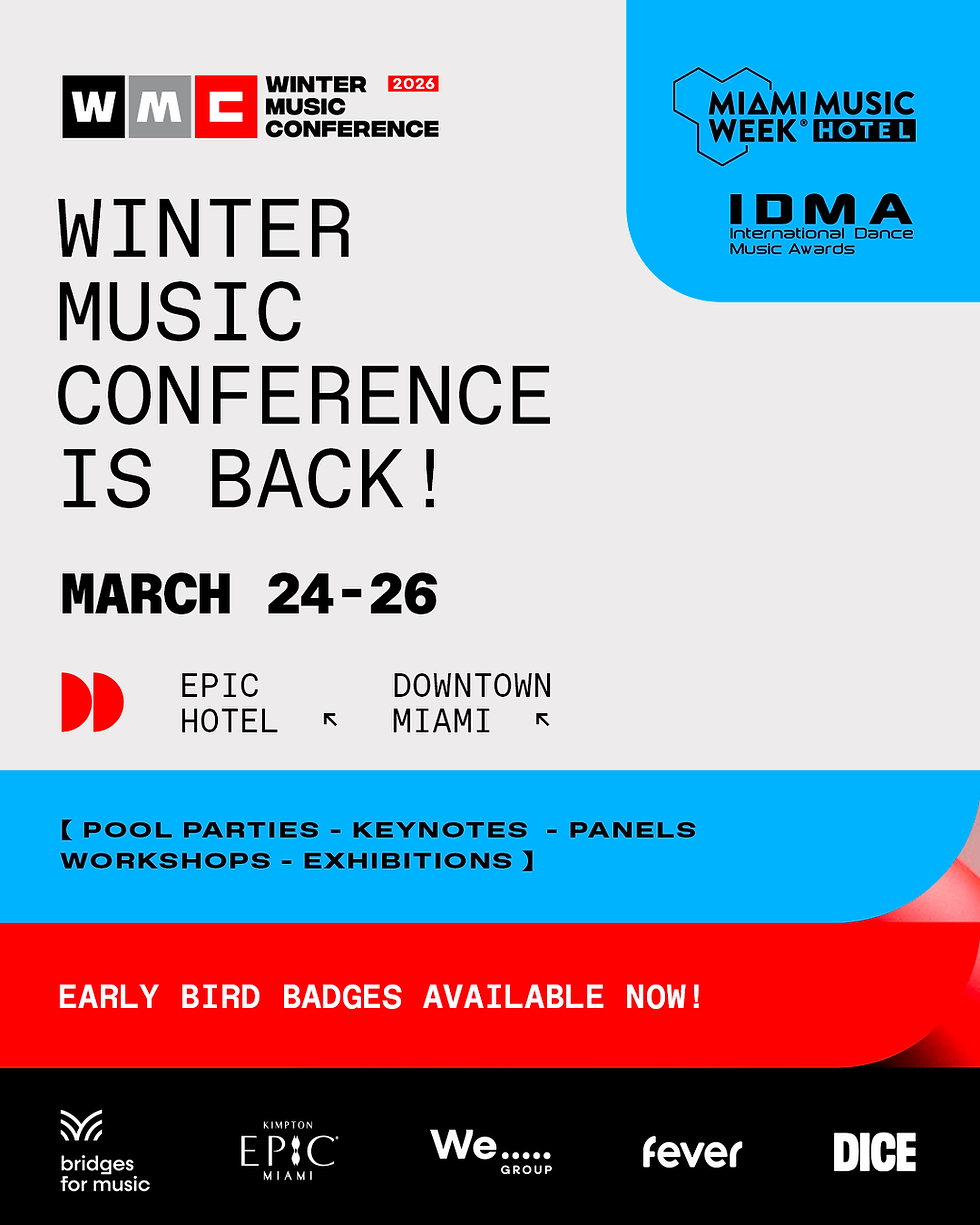 Winter Music Conference Announces Return to Miami March 24 - 26, 2026, Launching a New Era at Kimpton EPIC Hotel - the Official Miami Music Week Hotel