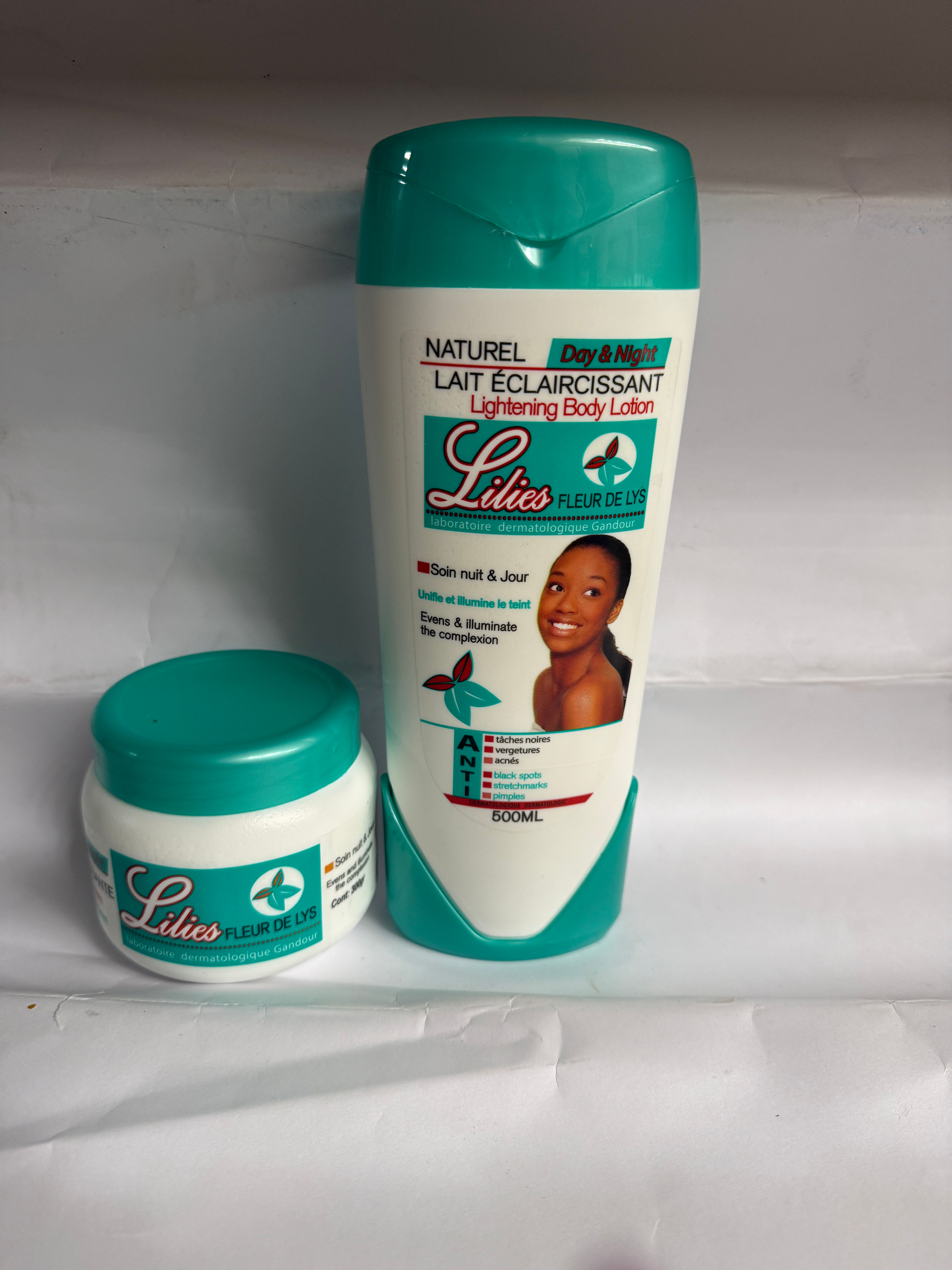 Lilies Lightening Body Cream Jar &lotion  Anti Back Spots, Anti Stretch Marks