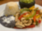 Chicken fajitas