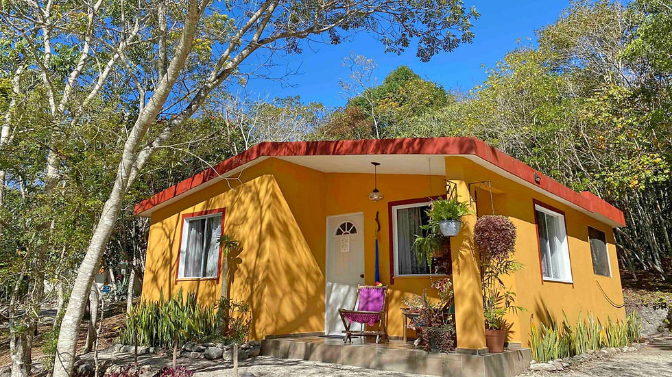Casa Aguacate exterior – eco lodge in Calakmul