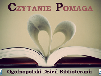 14 listopada Ogólnopolski Dzień Biblioterapii