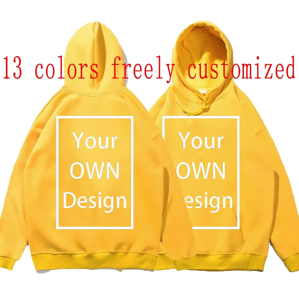 Miniatura: Your OWN Design Brand Logo/Picture Custom Men Women DIY Hoodies Sweatshirt