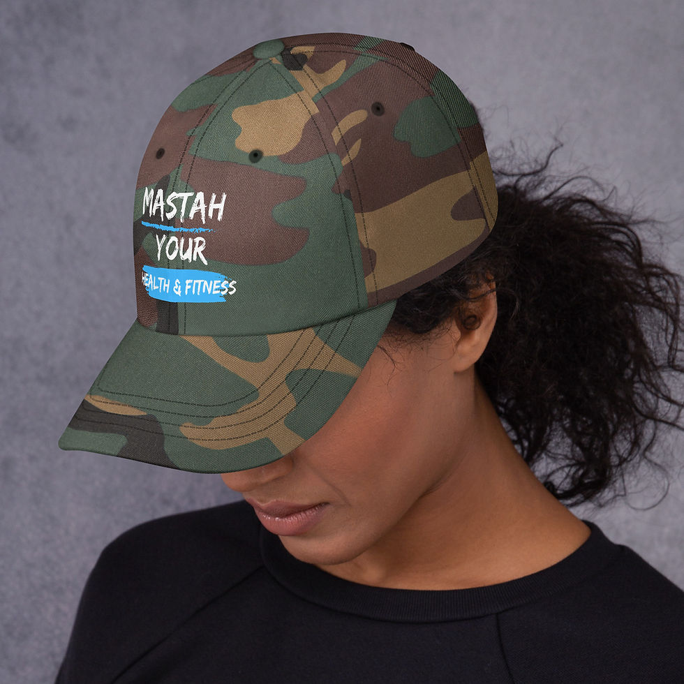 Miniatura: Blue Mastah Tee Your Fitness & Health Dad hat